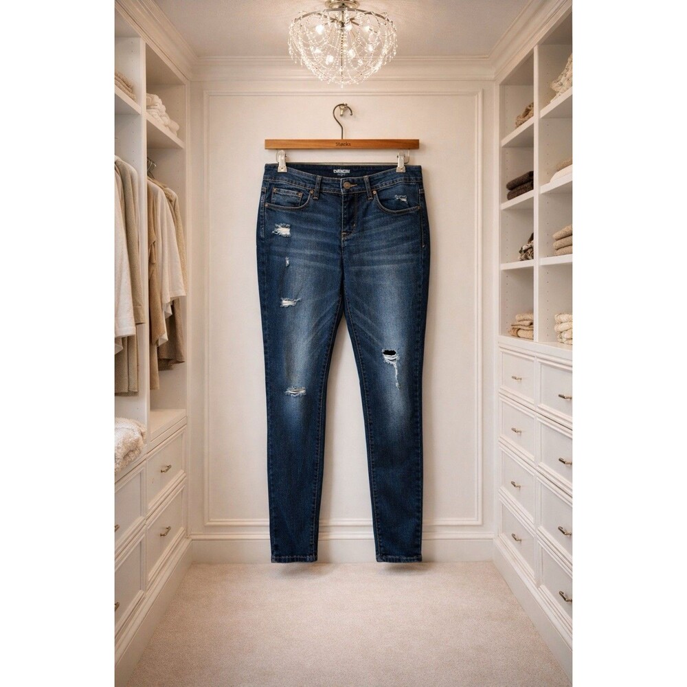 Denizen Levi’s Modern Skinny Jeans Womens W31 Distressed Stretch Dark Wash